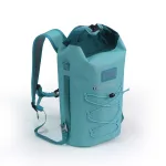 Vodotesný batoh Zulupack® Indy 12L – IP67 Tiffany Blue na turistiku a do mesta
