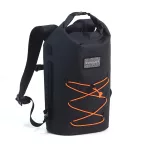 Vodotesný batoh Zulupack® Indy 12L Cordura® – IP67 Čierny na turistiku a do mesta