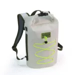 Vodotesný batoh Zulupack® Indy 12L Cordura® – IP67 Biely na turistiku a do mesta