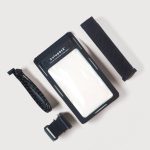 Čierne vodotesné puzdro na telefón – Zulupack® Phone Pocket – ochrana IP68 do 3 m hĺbky