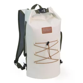   Vodotesný batoh Zulupack® Indy 20L Cordura® – IP67 biely/camel na vodné športy, turistiku a do mesta