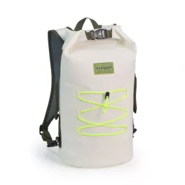   Vodotesný batoh Zulupack® Indy 20L Cordura® – IP67 biely/zelený na vodné športy, turistiku a do mesta