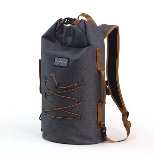 Vodotesný batoh Zulupack® Indy 25L – IP67, tmavosivý – na vodné športy, turistiku a do mesta