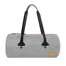 Kompaktná vodotesná taška na šport a cestovanie – Zulupack® Yoggy 16L IP65 sivá/camel