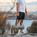 Kompaktná vodotesná taška na šport a cestovanie – Zulupack® Yoggy 16L IP65 sivá/camel