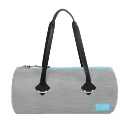 Kompaktná vodotesná taška na šport a cestovanie – Zulupack® Yoggy 16L IP65 sivá/modrá