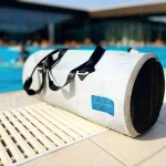 Kompaktná vodotesná taška na šport a cestovanie – Zulupack® Yoggy 16L IP65 sivá/modrá