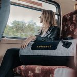 Vodotesná športová taška na šport a cestovanie – Zulupack® Fit 32L IP66 – sivá/camel