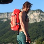 Oranžový vodotesný batoh 25L – IP67, ergonomický, na turistiku a vodné športy – Zulupack® Triton