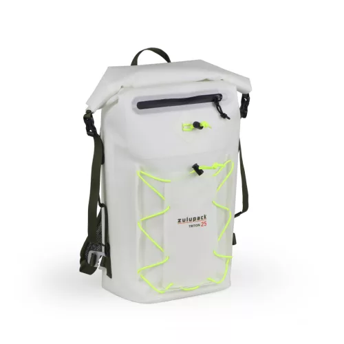 Vodotesný batoh Zulupack® Triton 25L Cordura® – IP67, biely – na turistiku a vodné športy
