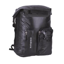 Čierny vodotesný batoh na dlhé túry a vodné športy – Zulupack® Nomad 35L IP67