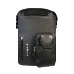 Čierny vodotesný batoh na dlhé túry a vodné športy – Zulupack® Nomad 35L IP67