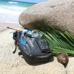 Čierny vodotesný batoh na dlhé túry a vodné športy – Zulupack® Nomad 35L IP67