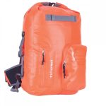 Oranžový vodotesný batoh na viacdňové túry a vodné športy – Zulupack® Nomad 35L IP67