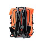 Oranžový vodotesný batoh na viacdňové túry a vodné športy – Zulupack® Nomad 35L IP67