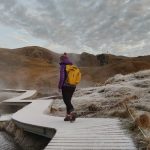 Žltý vodotesný batoh na viacdňové túry a vodné športy – Zulupack® Nomad 35L IP67