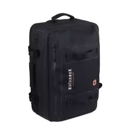   Vodeodolná cestovná taška Zulupack® Antipode 45L Cordura® IP63 – čierna – na cestovanie a turistiku