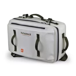   Vodeodolná cestovná taška Zulupack® Antipode 45L Cordura® IP63 – biela – praktická taška na cestovanie