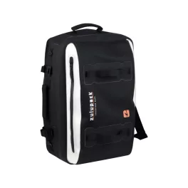   Vodeodolná cestovná taška Zulupack® Antipode 45L Cordura® IP63 – čierna/biela – štýlová a praktická na každú cestu