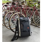 Vodeodolná cestovná taška Zulupack® Antipode 45L Cordura® IP63 – čierna/biela – štýlová a praktická na každú cestu