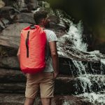 Vodotesný batoh na kajak, SUP a plavbu – Zulupack® Tube 45L IP67 - oranžový